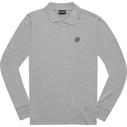 FC-Moto Long Run Polo Langarmshirt, grau, Größe S für Männer