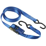 Master Lock Spanngurt mit Ratsche und S-Haken 5 m x 25 mm Blau