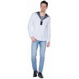 Rubie`s Herren Kostüm Matrosenhemd weiss Karneval Fasching Verkleiden Gr. 56