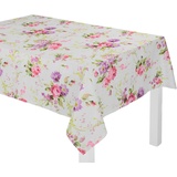 Wirth Tischdecke WIRTH "MONTROSE" Tischdecken Gr. B/L: 130 cm x 190 cm, eckig, bunt (rosé, lila) Tischdecken oval