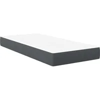 VidaXL Bettmatratze mit Matratze Grau 90 x 190 cm
