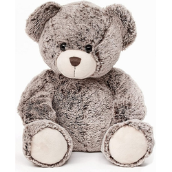 Uni-Toys Kuscheltier Teddybär - superweich - hellbraun oder dunkelbraun - 24 cm (Höhe) - Plüsch-Bär, Teddy - Plüschtier, zu 100 % recyceltes Füllmaterial