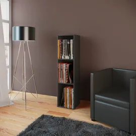 VCM Platto CD-Regal 34 x 30 x 107 cm Schwarz