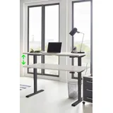 MID.YOU Schreibtisch Office Edition Anthrazit / Weiß