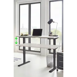 MID.YOU Schreibtisch Office Edition Anthrazit / Weiß