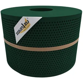 zaunzu® Sichtschutzstreifen 50 m 19 x 0,1 cm Grün Metall
