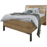 Wiemann Bett Monaco 100 x 200 cm Holzoptik Eiche Bianco