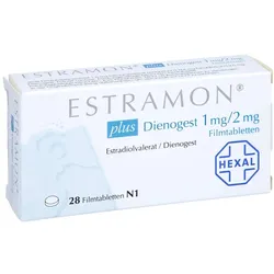 ESTRAMON plus Dienogest 1 mg/2 mg Filmtabletten 28 St