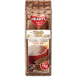HEARTS Cappuccino Eiskaffee Trinkschokolade Chai - 1 x 1kg / HEARTS Trinkschokolade