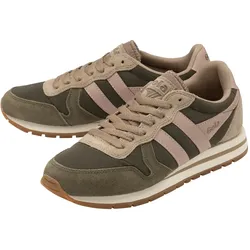 Gola Sneaker Daytona Chute 2024 khakigrün/cappuccinobraun/korallenrosa Damen