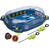 Hasbro Beyblade Burst Quad Strike Kampfarena Thunder Edge Battle Set, BLAU
