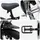 vidaXL Kinderfahrrad 12 Zoll schwarz