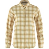 Fjällräven Fjallraven 89833-113-196 Övik Flannel Shirt W Shirt Damen Chalk White-Dune Beige Größe S, Kreideweiß/Beige, Small