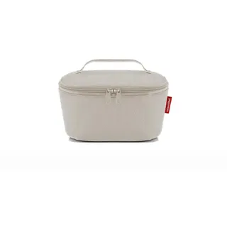 Reisenthel coolerbag S Pocket Kühltasche mit Obermaterial aus recycelten PET-Flaschen Ideal für das Mittagessen unterwegs, Couleur:Herringbone Sand