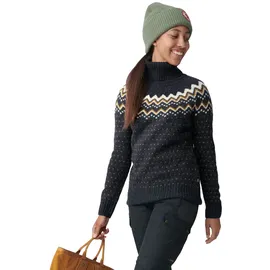 Fjällräven Övik Knit Roller Neck W Damen Navy-Dark Navy Größe S