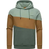 Ragwear Hoodie - Kapuzenpullover mit Blockstreifen - TRISO grün L