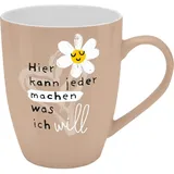 h:)ppy life Tasse 0,35 l Mehrfarbig 2 St.