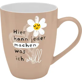 h:)ppy life Tasse 0,35 l Mehrfarbig 2 St.