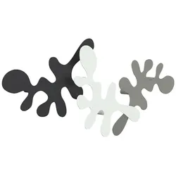 Frost Camouflage Wandhaken 3er-Set schwarz/weiß/grau
