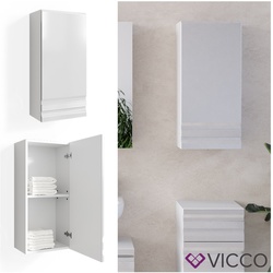 VICCO Bad Hängeschrank FREDDY weiß hochglanz Wandschrank Badschrank