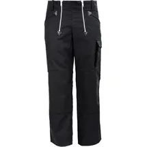 JOB-Kleidung Job Zunftsommerhose COOL schwarz aus Canvas mit Kniepolstertaschen Größe: 50