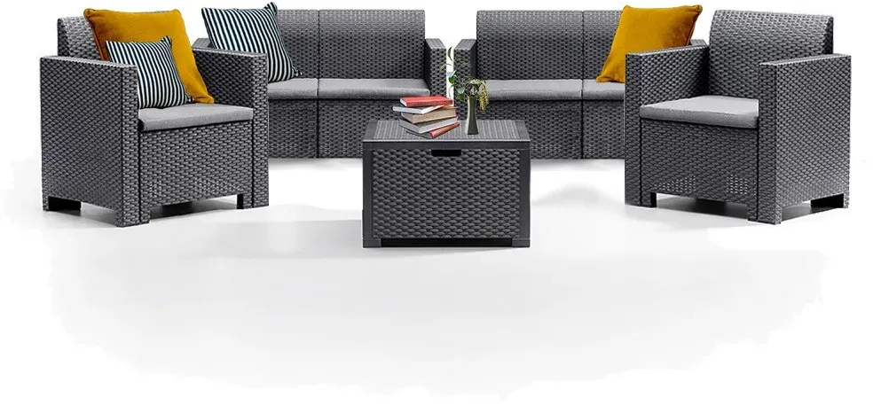 Nero Big 6-Sitzer Gartenmöbel-Set