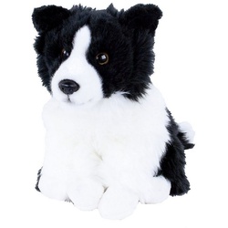 Teddys Rothenburg Kuscheltier »Hund Border Collie sitzend 31 cm« (Hunde, Plüschtier, Stofftier, Border Collies, Stoffhund, Plüschcollie)