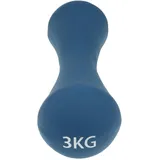 Deuser NEOPREN KURZHANTELN 2er Set (3,0 Kg - Blau) | Hervorragende Griffigkeit und Rutschfestigkeit | Stabiles und langlebiges Hanteln Set dank Gusseisenkern | Mini Hanteln | Dumbbell Set