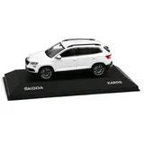 Skoda 5A7099300S9R - Karoq Modellauto weiß 1:43