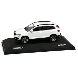 Skoda 5A7099300S9R - Karoq Modellauto weiß 1:43