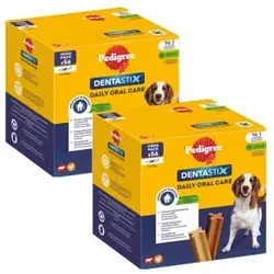 Pedigree Zahnpflege Dentastix Multipack für mittelgroße Hunde 2x56 Stück