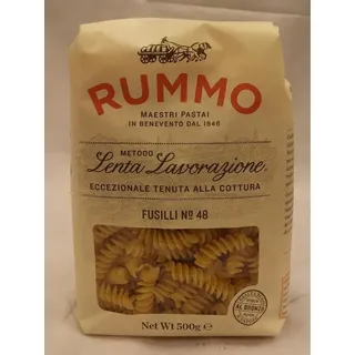 Rummo Fusilli N°48 Pasta Teigwaren aus Hartweizengrieß Bronze-Zeichnung 500g