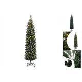 vidaXL Künstlicher Weihnachtsbaum Schlank 150 LEDs 120 cm