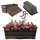 Kadax Blumenkasten 40 x 17 x 14 cm Braun