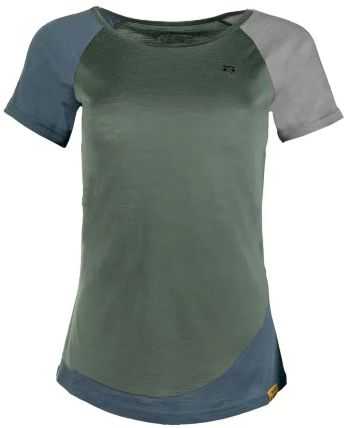 Grüezi Bag Woodwool T-shirt Lady Janeway bayberry green (3003) S