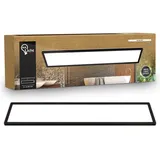 B.K.Licht LED Panel 1 98 x 20 cm eckig schwarz