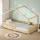 ML-Design Hausbett 90 x 200 cm Kiefer naturbelassen beige