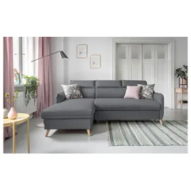 miuform Ecksofa mit Schlaffunktion Sweet Harmony ¦ grau ¦ Maße (cm): B: 228 H: 95