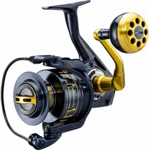 Okuma Salina Spinnrolle - Black / Blue / Yellow - 14000