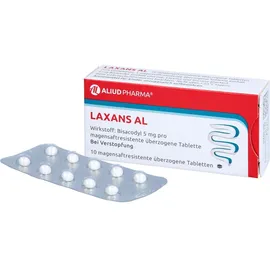 Aliud Laxans AL magensaftresistente überzogene Tabletten 10 St.