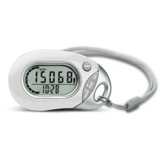 Schrittzähler, 3D-Sensor, Hochpräziser Schrittzähler, Elektronischer Weißer Schrittzähler, Monitor Für Männer, Frauen, Kinder, Erwachsene, Senioren