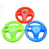 3x Nintendo Wii Lenkrad Blau, Rot, Grün Mario Kart Controller Zubehör Wheel