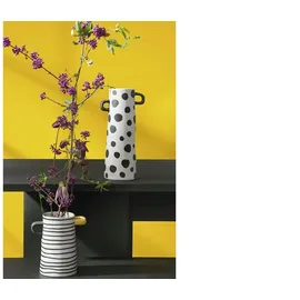 Asa Selection Vase Rayu ¦ weiß ¦ Steingut ¦ Maße (cm): H: 17 Ø: 11.0