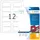 Herma QR-Code Etiketten 9643 Weiß 80 x 40 mm 25 Blatt 300 St.
