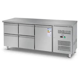 Royal Catering Kühltisch RCKT-179/70 403 L 1 Fach- 4 Schubladen 179,5 x 71 cm Edelstahl