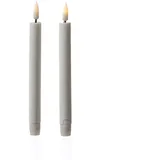 283 Mia LED Mini Stabkerzen 14 cm 2 St. weiß