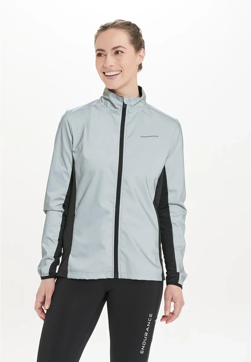 Endurance Laufjacke Rumey Light The Night (reflektierend) silbergrau Damen