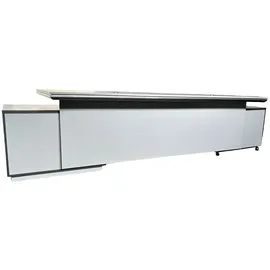 Jet-Line Schreibtisch Kehl XXL 2,4 m Weiß