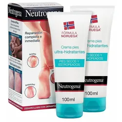 Feuchtigkeitsspendende Fusscreme Neutrogena Trockene Haut (2 x 100 ml)
