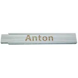 Heka Zollstock Anton 2 m, weiß